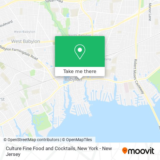 Culture Fine Food and Cocktails map