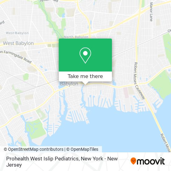 Prohealth West Islip Pediatrics map