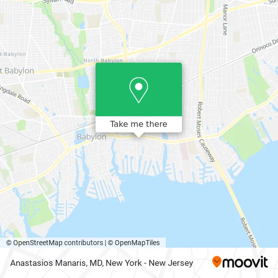 Anastasios Manaris, MD map