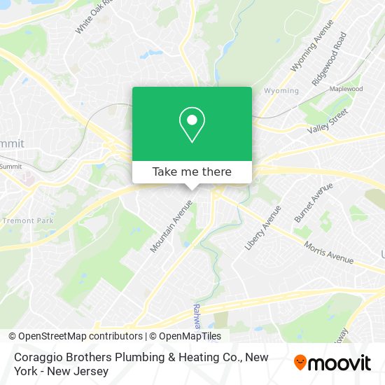 Coraggio Brothers Plumbing & Heating Co. map