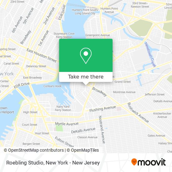 Mapa de Roebling Studio