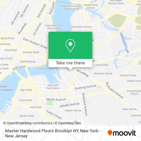 Mapa de Master Hardwood Floors Brooklyn NY