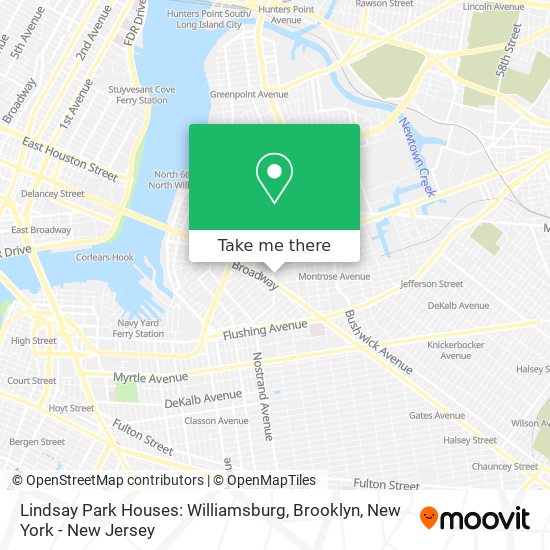 Lindsay Park Houses: Williamsburg, Brooklyn map