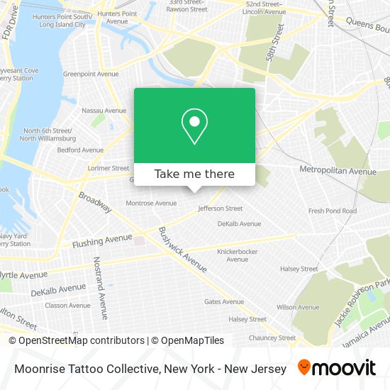 Moonrise Tattoo Collective map