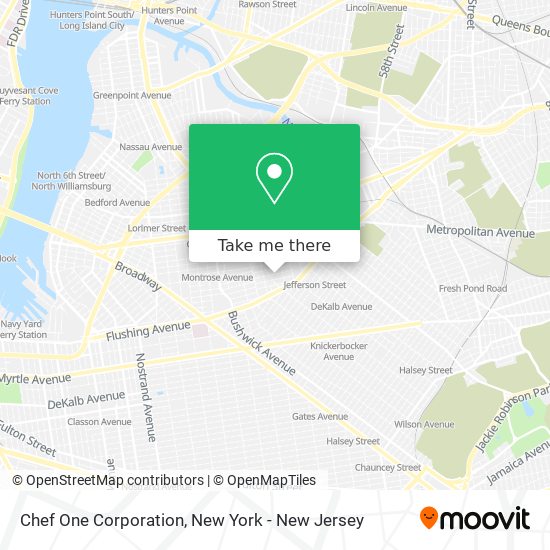 Chef One Corporation map