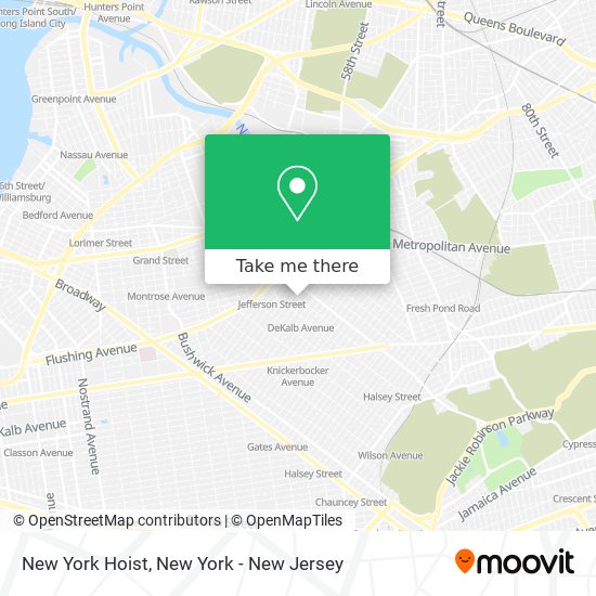 Mapa de New York Hoist