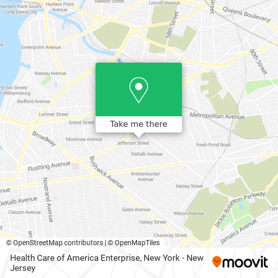 Health Care of America Enterprise map