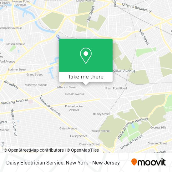 Daisy Electrician Service map