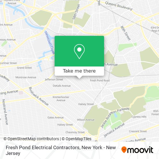 Fresh Pond Electrical Contractors map