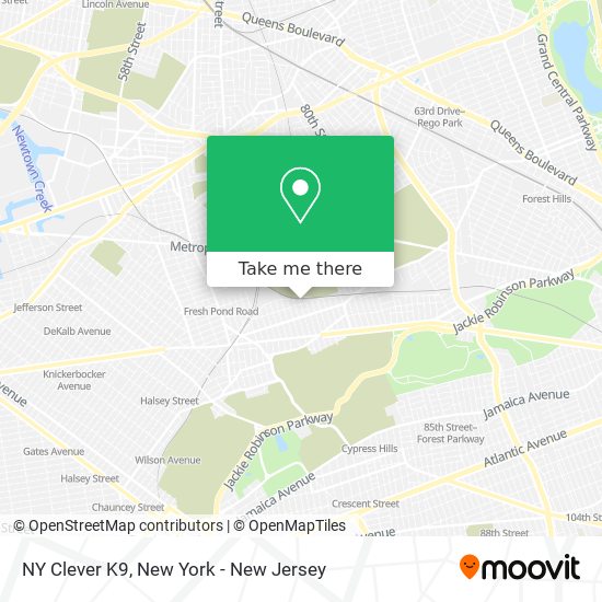 NY Clever K9 map