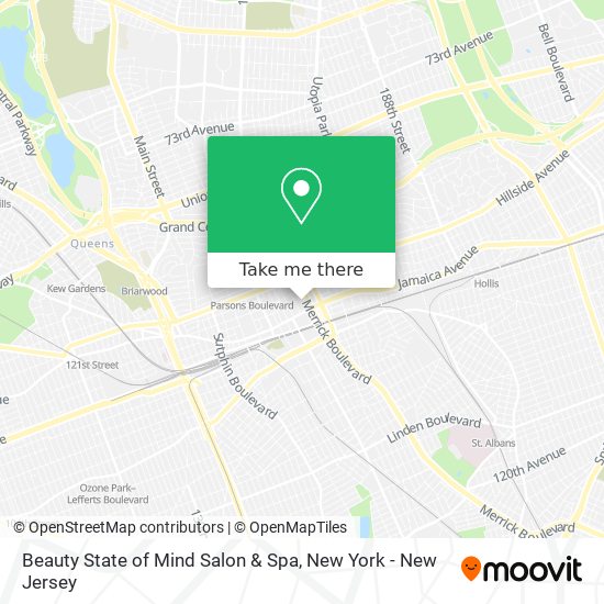 Mapa de Beauty State of Mind Salon & Spa