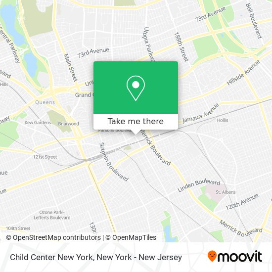 Child Center New York map