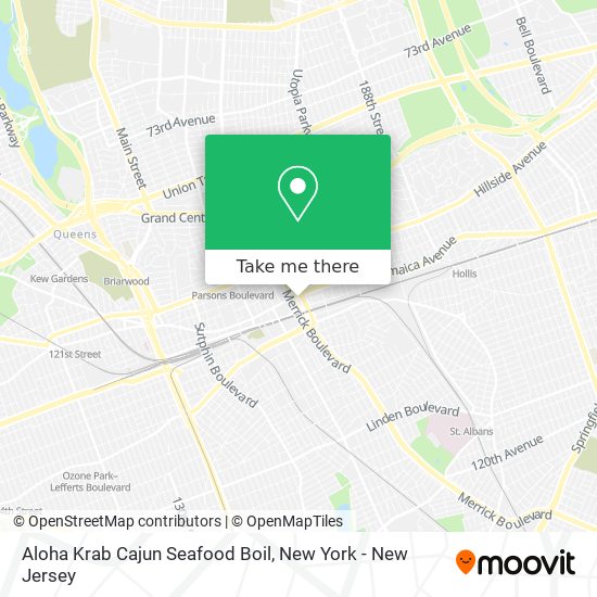 Mapa de Aloha Krab Cajun Seafood Boil