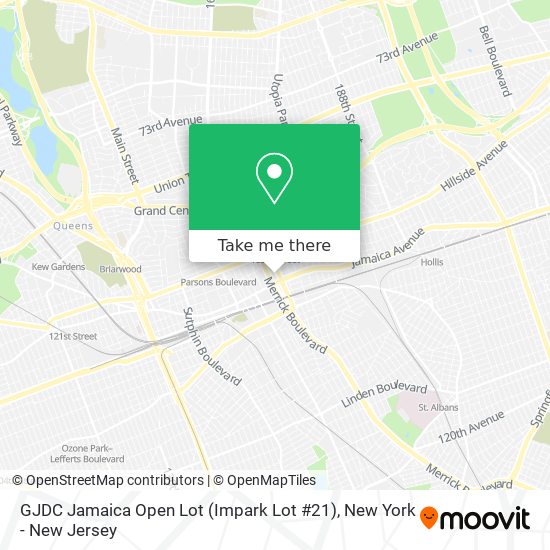 GJDC Jamaica Open Lot (Impark Lot #21) map