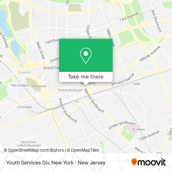 Youth Services Div map