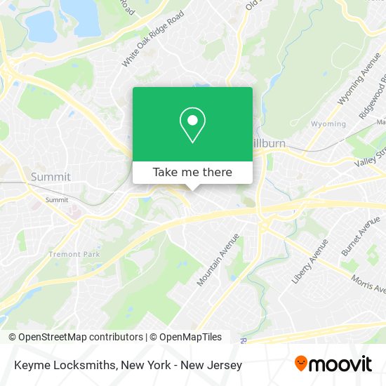 Mapa de Keyme Locksmiths