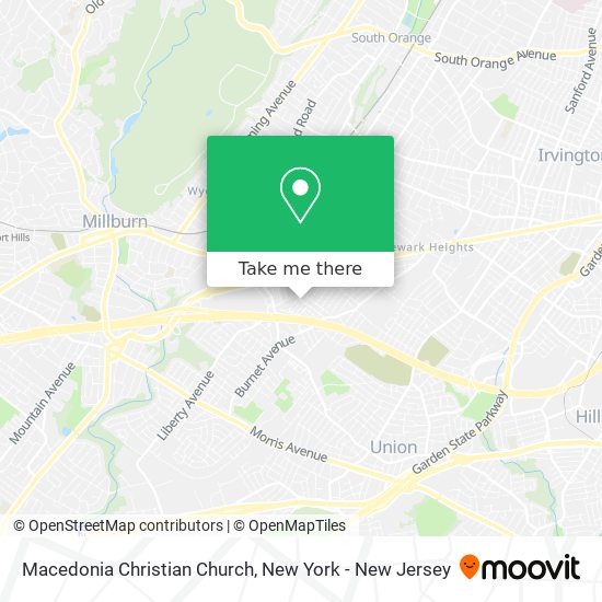 Macedonia Christian Church map