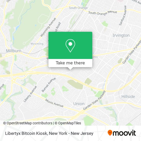 Libertyx Bitcoin Kiosk map