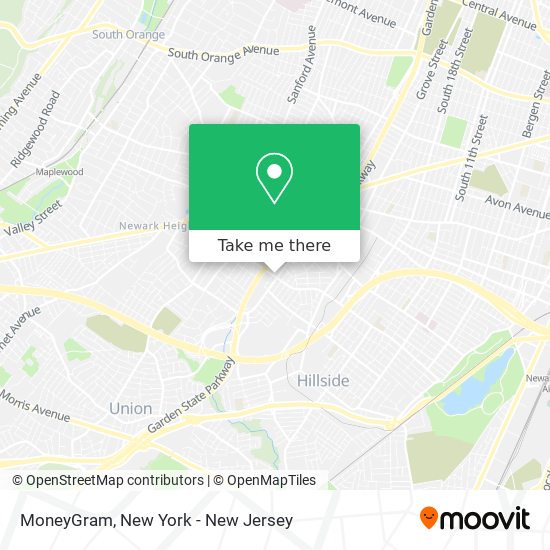 MoneyGram map