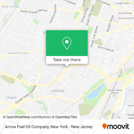 Arrow Fuel Oil Company map