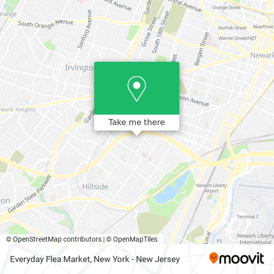 Mapa de Everyday Flea Market
