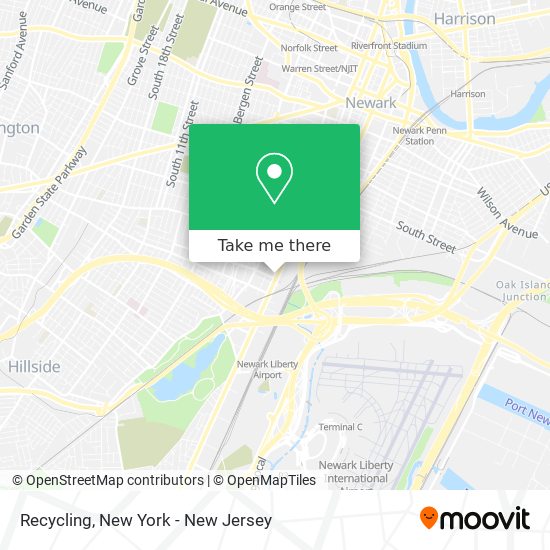 Recycling map
