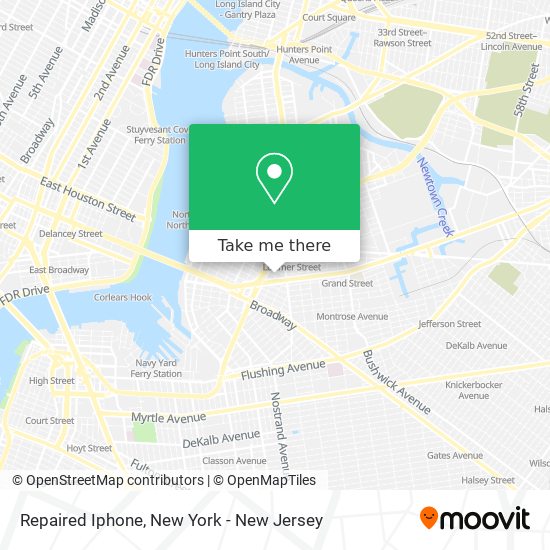 Repaired Iphone map