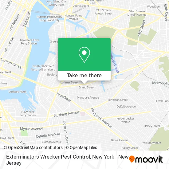Exterminators Wrecker Pest Control map