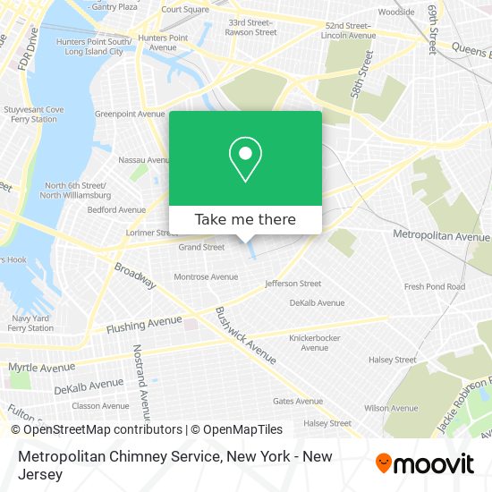 Metropolitan Chimney Service map