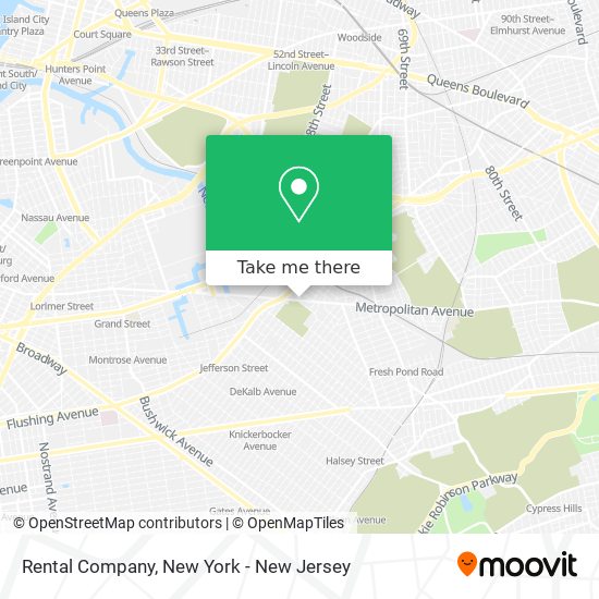 Rental Company map