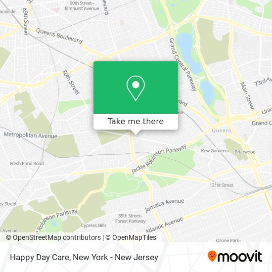 Happy Day Care map