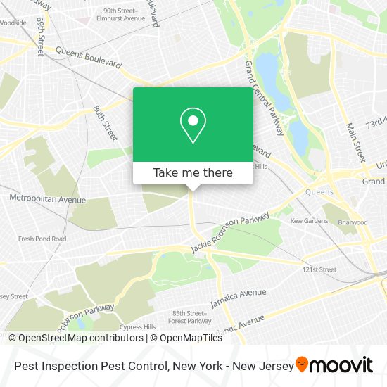 Mapa de Pest Inspection Pest Control