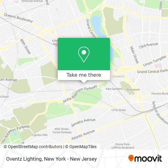 Mapa de Oventz Lighting