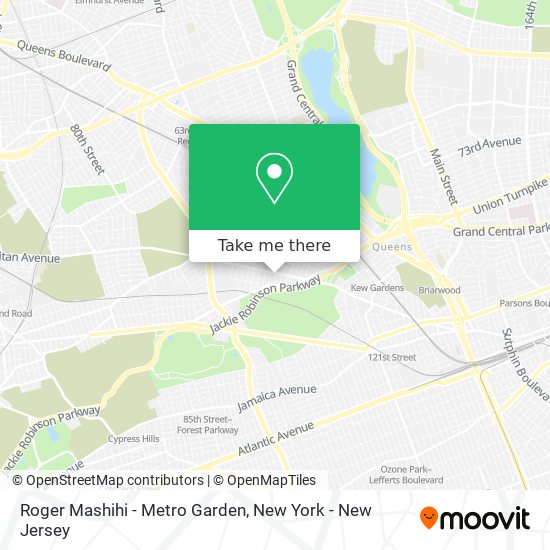 Mapa de Roger Mashihi - Metro Garden