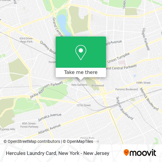 Mapa de Hercules Laundry Card