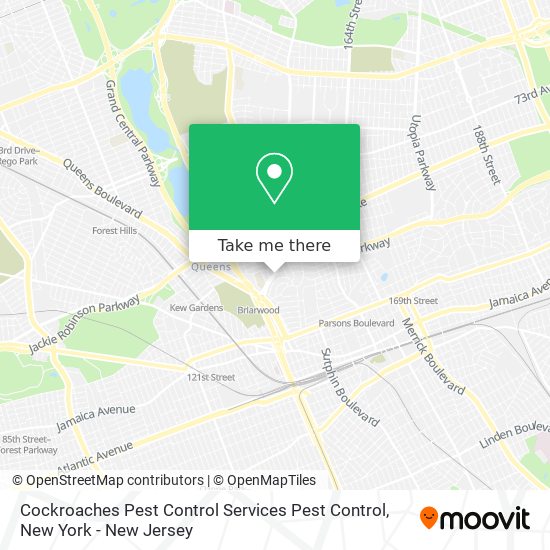 Mapa de Cockroaches Pest Control Services Pest Control