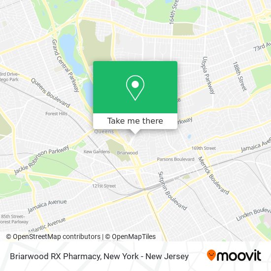 Mapa de Briarwood RX Pharmacy