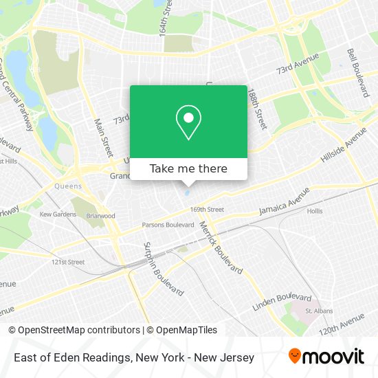 Mapa de East of Eden Readings