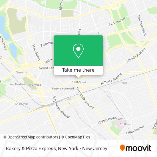 Mapa de Bakery & Pizza Express