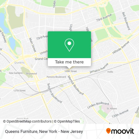 Queens Furniture map