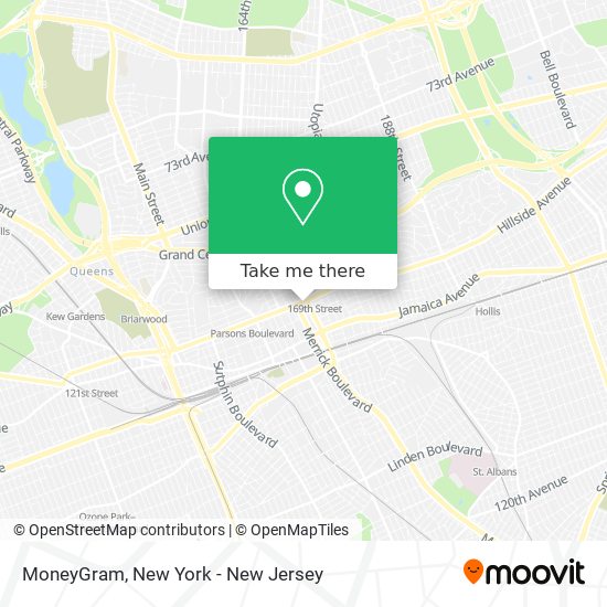 MoneyGram map