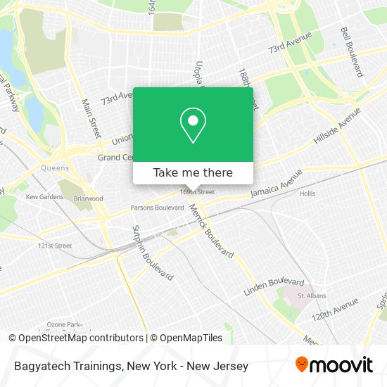 Bagyatech Trainings map