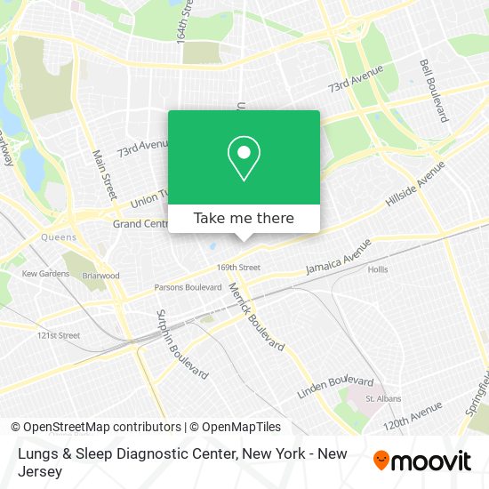 Lungs & Sleep Diagnostic Center map