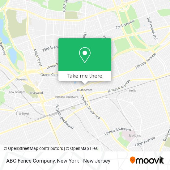 ABC Fence Company map