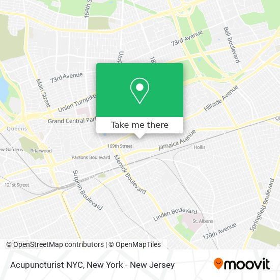 Mapa de Acupuncturist NYC