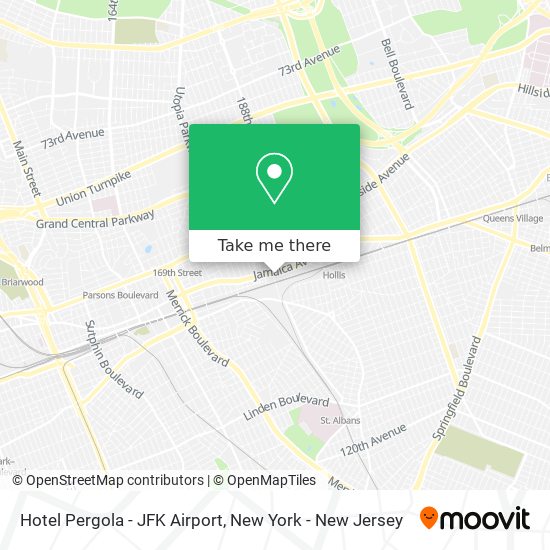 Mapa de Hotel Pergola - JFK Airport