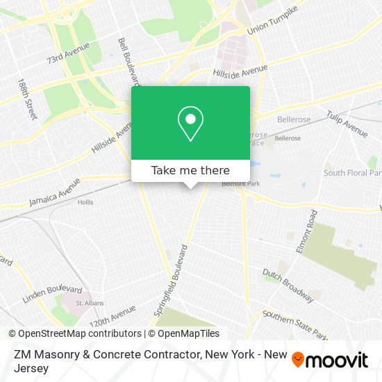 ZM Masonry & Concrete Contractor map