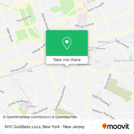 NYC Goddess Locs map