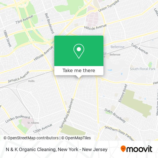 N & K Organic Cleaning map