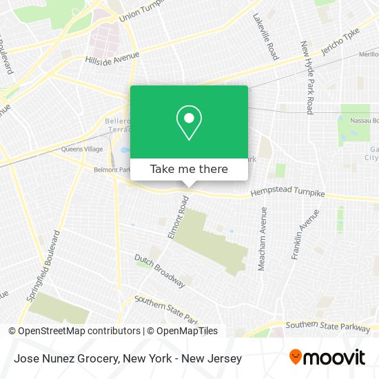 Jose Nunez Grocery map